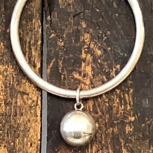 Vintage Sterling Silver Taxco Ball Bangle